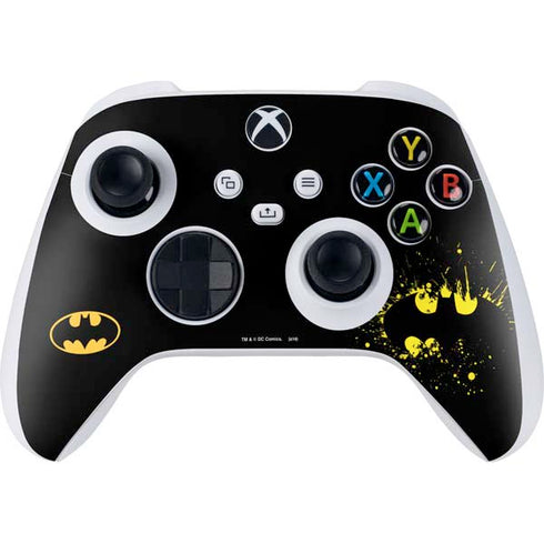 DC Comics Batman Logo Yellow Splash Xbox Series S Controller Skin